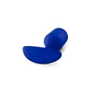 Wtyczka analna b-Vibe Snug Plug 4 Navy - obciążona wewnętrznymi kulkami, długość 13,3 cm, średnica 4,4 cm - 5