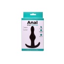 Anal Plug Black - Gładki, Bezszwowy Silikonowy Stymulator Analny bez Wibracji, 8,5 cm Długości i 2,4 cm Szerokości - 2