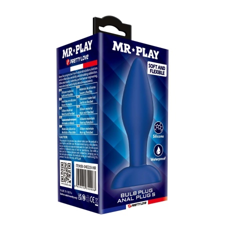 Korek analowy Bulb Anal Plug S - zwężany, 6 cm - 8