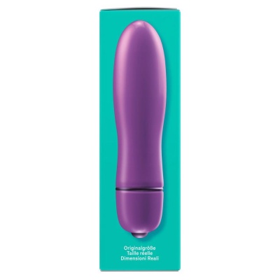 Mini wibrator Intense Delight – cicha praca, miękka powłoka, 9 cm - 1 2
