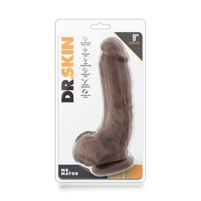 DR. SKIN REALISTIC COCK MR MAYOR 9INCH - 1