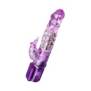 Wibrator A-Toys High-Tech Fantasy z podwójną stymulacją i metalowymi kulkami, 14 cm - 6