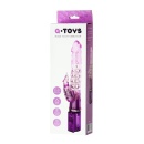Wibrator A-Toys High-Tech Fantasy z podwójną stymulacją i metalowymi kulkami, 14 cm - 7