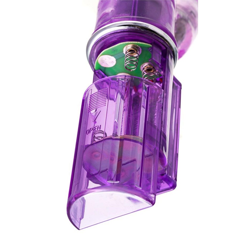 Wibrator A-Toys High-Tech Fantasy z podwójną stymulacją i metalowymi kulkami, 14 cm - 11