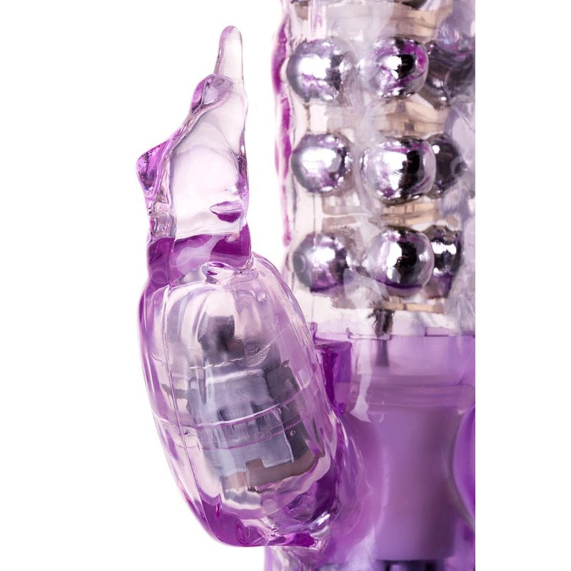 Wibrator A-Toys High-Tech Fantasy z podwójną stymulacją i metalowymi kulkami, 14 cm - 12