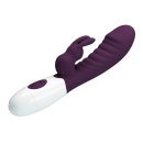 Wibrator Naughty Bunny - podwójna stymulacja, 30 funkcji, 20 cm - 5