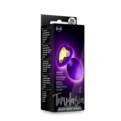 TEMPTASIA BLING PLUG SMALL PURPLE - 1