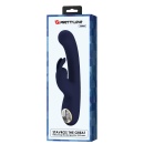 Wibrator króliczek Lamar Blue - dwustrefowa stymulacja punktu G i łechtaczki, 22 cm - 13
