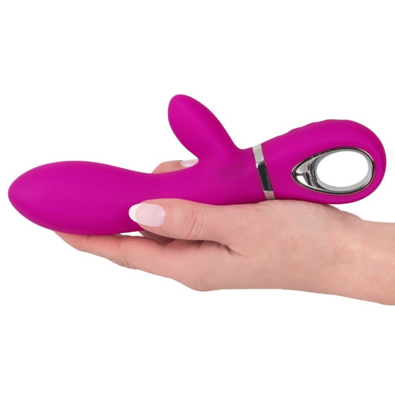 Wibrator Super Soft Silicone Rab – ekstremalnie elastyczny, podwójny silnik, 17,7 cm - 7