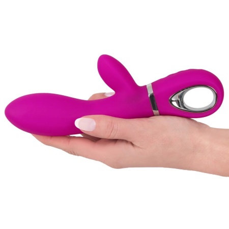 Wibrator Super Soft Silicone Rab – ekstremalnie elastyczny, podwójny silnik, 17,7 cm - 7