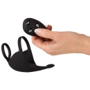 Pierścień na penisa z wibracją RC Ball – podwójny pierścień i ramię stymulujące krocze, dł. 12,3 cm - 7