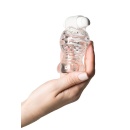 Masażer Lingam Shakti - Wibrujący Masturbator z Przezroczystego TPE, 9 cm - 6