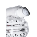 Masażer Lingam Shakti - Wibrujący Masturbator z Przezroczystego TPE, 9 cm - 7