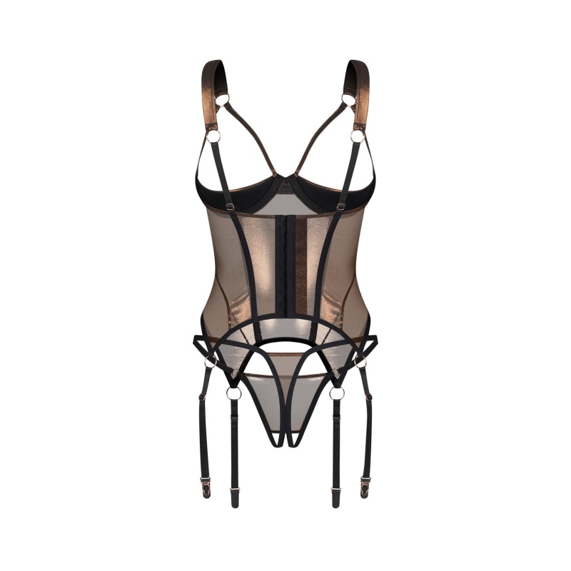 Soranna gorset i stringi otwarte  L/XL - 5