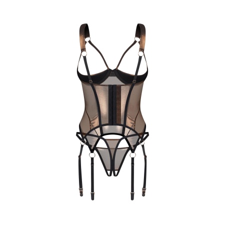 Soranna gorset i stringi otwarte  L/XL - 5
