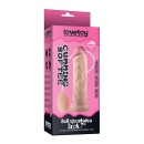 Dildo z ejakulacją Soft 21,6 cm Beżowy - 4