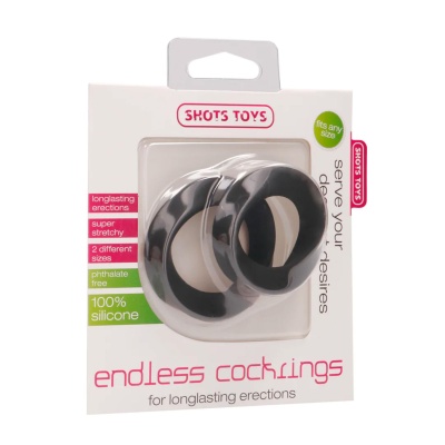 Endless Cockring - Large & Medium - 1 2