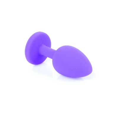 MyLove Toys - Jewellery Purple Silicone PLUG Small - 1 2