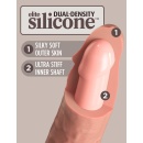 Wibrator Realistyczny 8" Dual Density — silikon dwuwarstwowy, 10 trybów wibracji, długość 22 cm, średnica 5,4 cm - 4