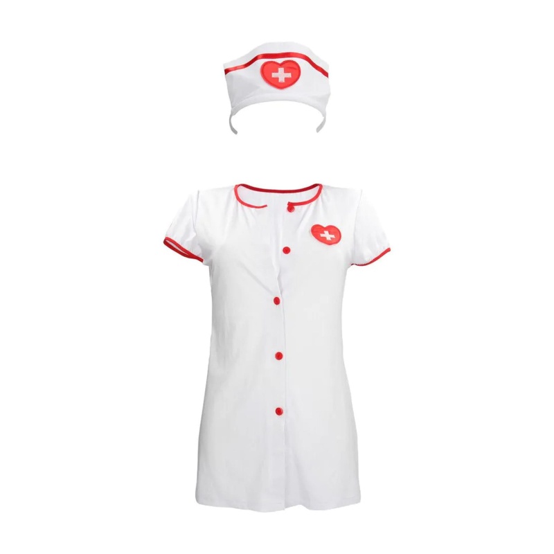 Nurse Costume - S/M - White - 1