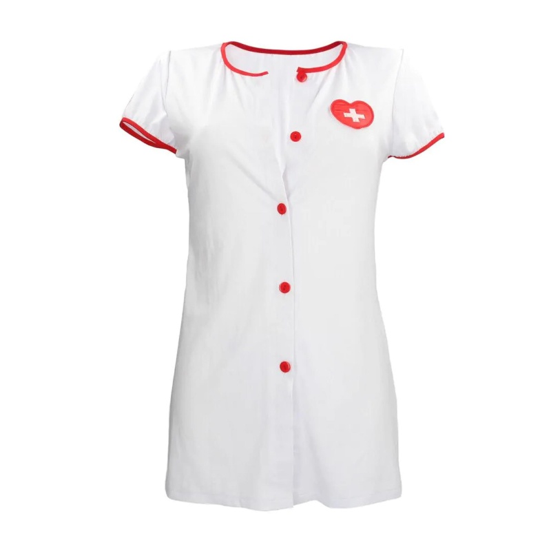 Nurse Costume - S/M - White - 3