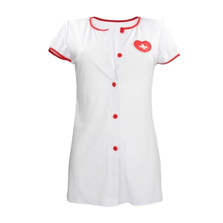 Nurse Costume - S/M - White - 3