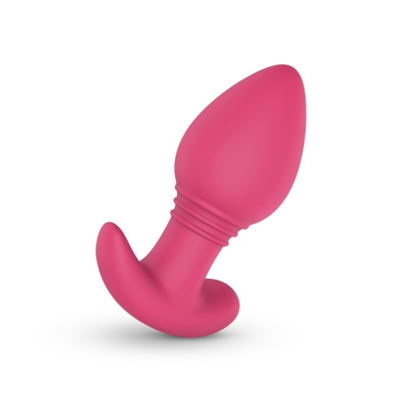 Wibrujący korek analny EasyConnect Axel sterowany aplikacją, 9 wzorów wibracji, silikon medyczny, 10,1 cm - 3