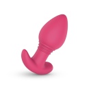 Wibrujący korek analny EasyConnect Axel sterowany aplikacją, 9 wzorów wibracji, silikon medyczny, 10,1 cm - 3