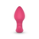 Wibrujący korek analny EasyConnect Axel sterowany aplikacją, 9 wzorów wibracji, silikon medyczny, 10,1 cm - 4