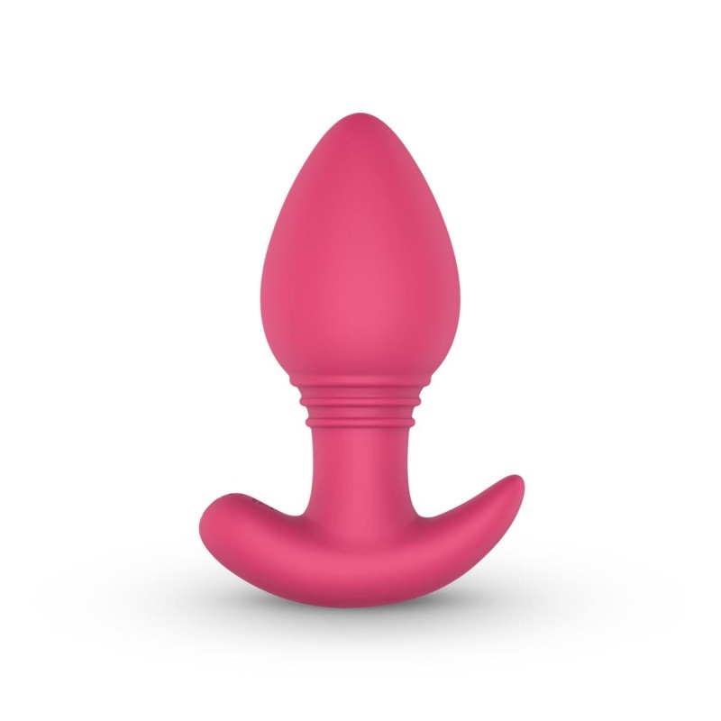 Wibrujący korek analny EasyConnect Axel sterowany aplikacją, 9 wzorów wibracji, silikon medyczny, 10,1 cm - 5