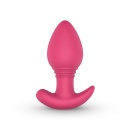 Wibrujący korek analny EasyConnect Axel sterowany aplikacją, 9 wzorów wibracji, silikon medyczny, 10,1 cm - 5