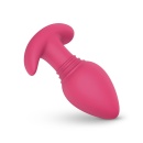 Wibrujący korek analny EasyConnect Axel sterowany aplikacją, 9 wzorów wibracji, silikon medyczny, 10,1 cm - 8