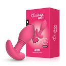 Wibrujący korek analny EasyConnect Axel sterowany aplikacją, 9 wzorów wibracji, silikon medyczny, 10,1 cm - 12