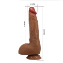 Realistyczny wibrator Beautiful Wilks 25 cm z funkcjami wibracji, rotacji i pchania - 8