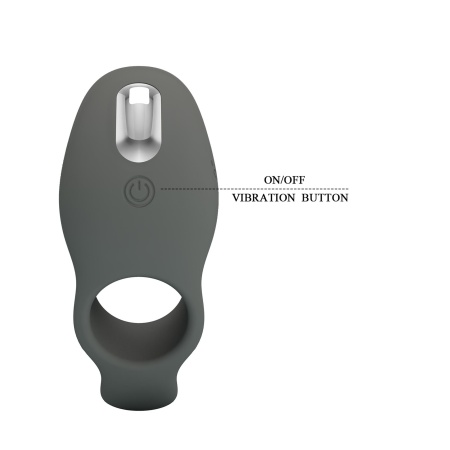 Wibrujący pierścień erekcyjny Master Ring z 7 trybami wibracji i pamięcią ustawień, 10,5 cm - 8