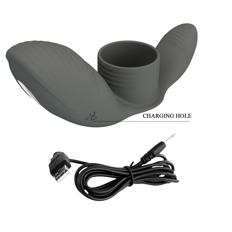 Wibrujący pierścień erekcyjny Master Ring z 7 trybami wibracji i pamięcią ustawień, 10,5 cm - 9