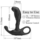 Wibrator analny Andrew sterowany aplikacją, 11,5 cm - 7