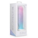 Dildo silikonowe Avant D17 Lucky z przyssawką i teksturą - 20,3 cm, 16,5 cm długości wprowadzanej - 1