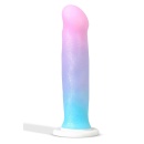 Dildo silikonowe Avant D17 Lucky z przyssawką i teksturą - 20,3 cm, 16,5 cm długości wprowadzanej - 2