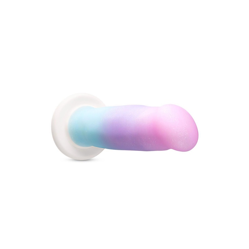 Dildo silikonowe Avant D17 Lucky z przyssawką i teksturą - 20,3 cm, 16,5 cm długości wprowadzanej - 3