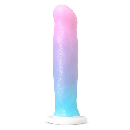 Dildo silikonowe Avant D17 Lucky z przyssawką i teksturą - 20,3 cm, 16,5 cm długości wprowadzanej - 4