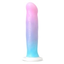Dildo silikonowe Avant D17 Lucky z przyssawką i teksturą - 20,3 cm, 16,5 cm długości wprowadzanej - 4