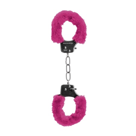 Pleasure Handcuffs Furry Pink - 1