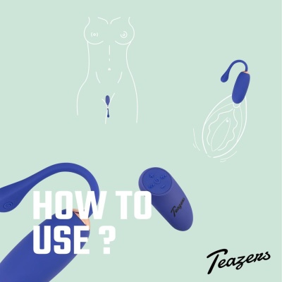 Teazers Vibrating Egg with Remote control - 1 2