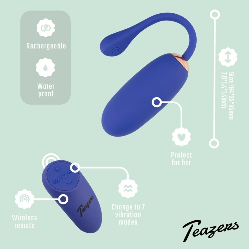 Teazers Vibrating Egg with Remote control - 10