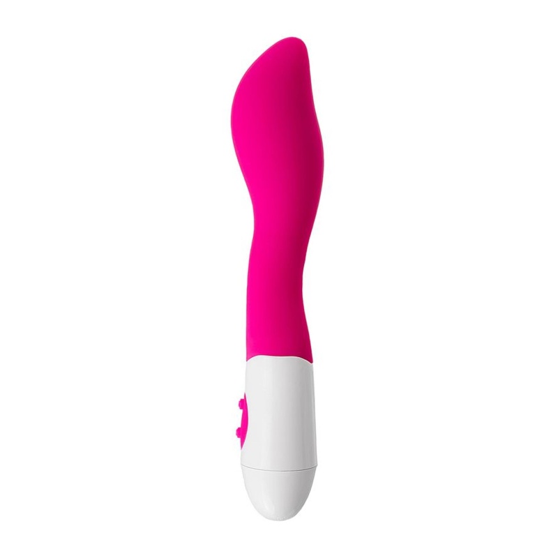 Wibrator Mika różowy - anatomiczny profil silikonowy, 10 trybów wibracji, długość 19,8 cm, średnica 3,5 cm - 5