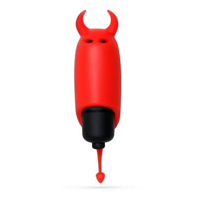 Wibrator O-Pet Devil 9,2 cm czerwony - 1 2