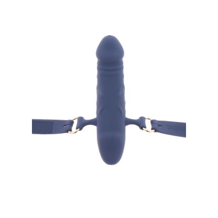 Silicone Breathable Penis Gag Blue - 12