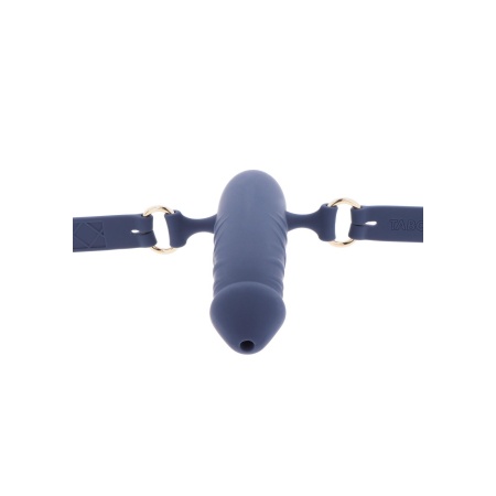 Silicone Breathable Penis Gag Blue - 14