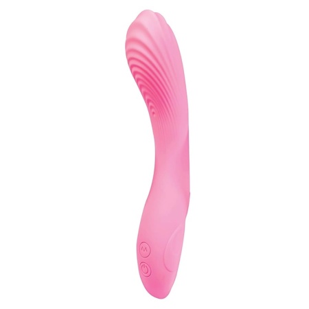 Wibrator punktu G Apollo – elastyczny silikon, 10 trybów wibracji, 20 cm × 3,5 cm - 1